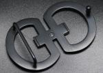 35MM Custom Black Plated Replacement Stainless Steel Belt Buckle Waist Accessory