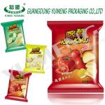 Food Grade Clear Plastic Pouch 3 Side Seal Bag Popcorn Packaging
