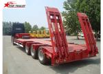 High And Low Panels Low Bed Semi Trailer Transportation Engineering Machinery