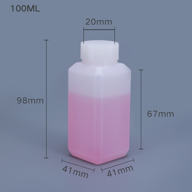 Transparent Chemical Narrow Mouth Reagent Bottle Container Food Grade 20ml-500ml
