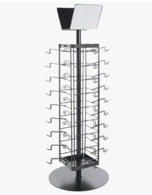 Buy cheap Wire Countertop Sunglass Display Rack , Portable 36 Pairs Sunglasses Rack Holder from wholesalers