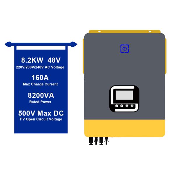 Buy cheap 8.2KW 48V Sine Wave Off Grid Solar Inverter All In One Solar Charger Inverter from wholesalers