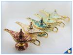 Middle East style metal aladdin lamp trinket box jewelry box for gift