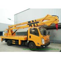 Buy cheap JMC Knuckle Boom Truck Mounted Aerial Work Platform , 18 Meter Bucket Lift Truck product