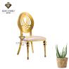 Buy cheap SGS ISO Flower Design Back Outdoor Wedding Ceremony SS Chairs For Dining Table from wholesalers