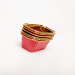 Fluted Sides Aluminum Foil Baking Cups , Baking Mini Aluminum Cupcake Liners