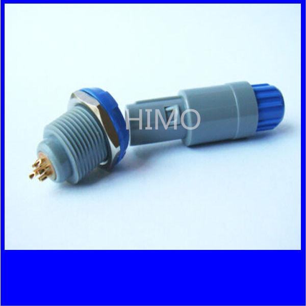 Buy cheap 6 pin self-locking plastic medical connector PAGPKG 1P series male and female from wholesalers