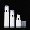 Buy cheap Cylindrical 15ML White PP Plastic Airless Pump Bottle With Snap Lotion Pump from wholesalers