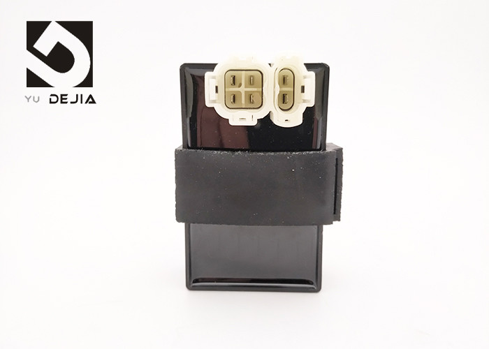 White Round Plug Motorcycle Cdi Unit , 6 Pin Cdi Ignition Box For Loncin Zongshen CB200