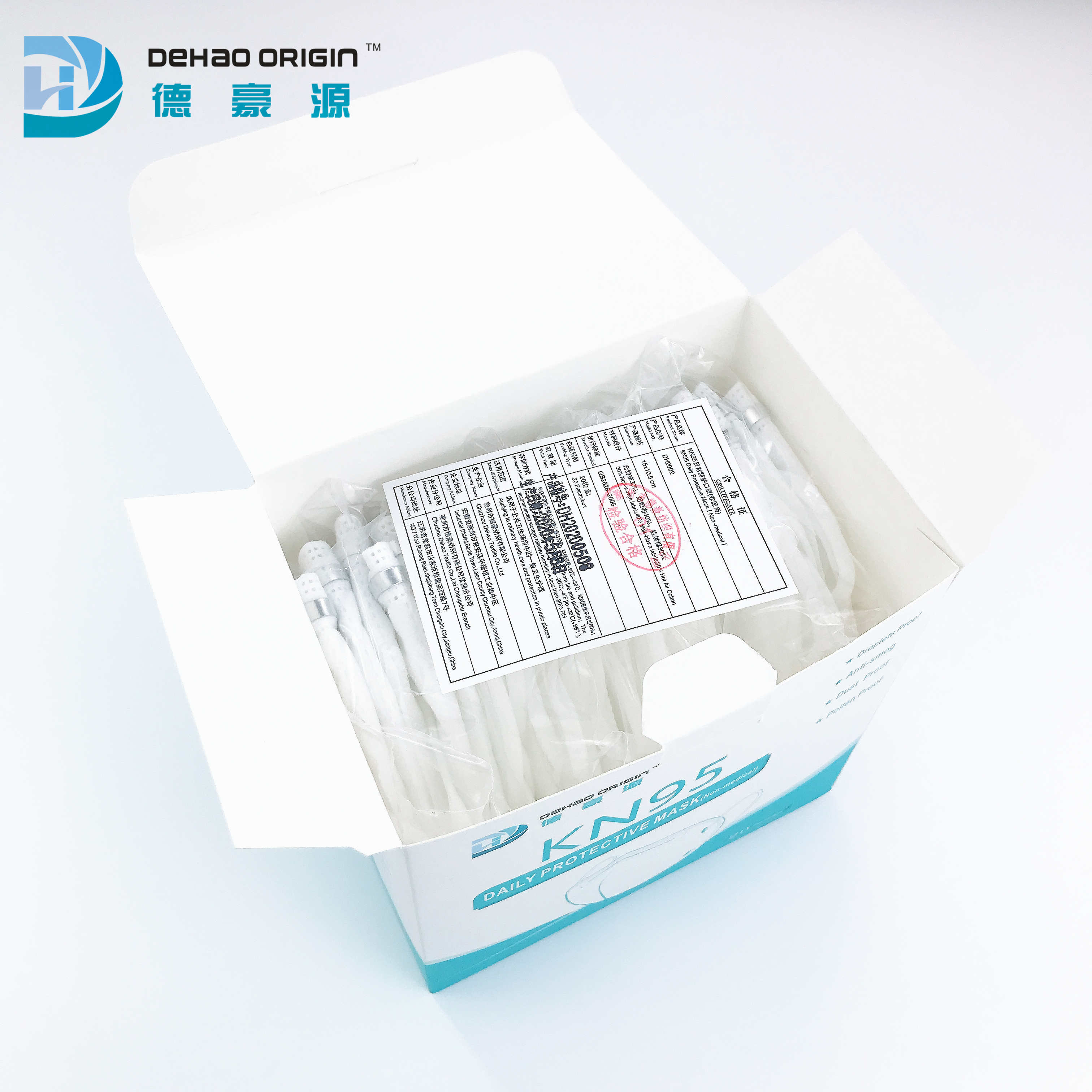 Anti Pollution PM 2.5 Dustproof KN95 Face Mask