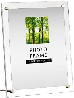 Buy cheap 8.5'' X 11'' Modern Acrylic Photo Frame Free Standing Assembled With Metal Pegs from wholesalers