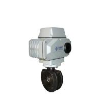 Buy cheap WCB Flange Connection High Temperature Short Type Electric Ball Valve product