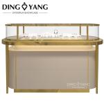 Modern Fashion Rectangle Shape Glass Jewelry Display Showcase For Jewelry