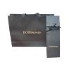 Buy cheap Black Paper Printed Carrier Bag Press Gold Lings , Logo Stamp from wholesalers