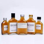 200ml Glass Water Bottle with Printing Logo Collar Material Glass Cap Spray Cap