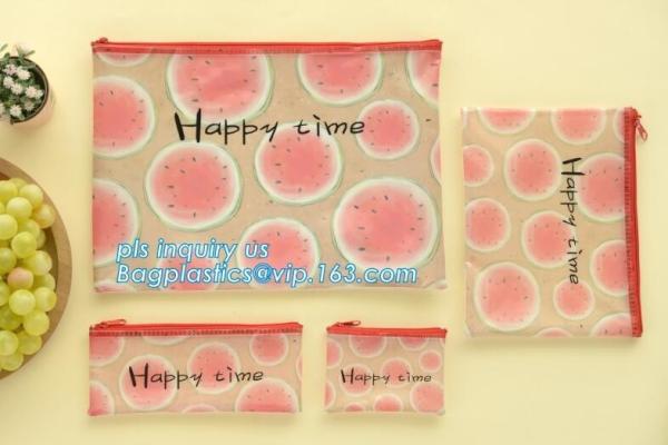 stationery slider package bag, Slider Zipper Pouch Stationery Bag pvc vinyl