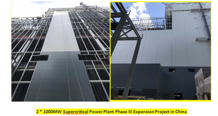 950mm Foam Core Aluminium Sandwich Panel Metal Curtain
