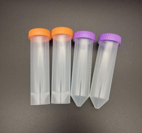 Buy cheap EO Irradiation Medical Laboratory Consumables 50ml Screw Cap Graduated Conical Centrifuge Tube from wholesalers