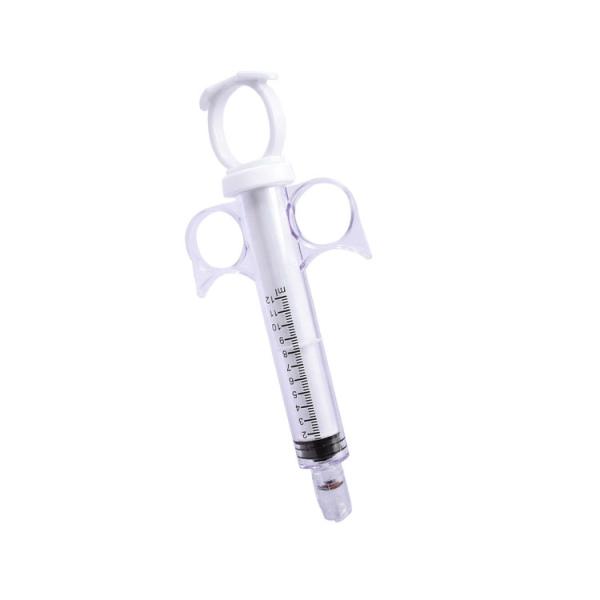 FDA Transparent Plastic Dose Control Syringes 10Ml 12Ml Dial A 3 Ring Rubber