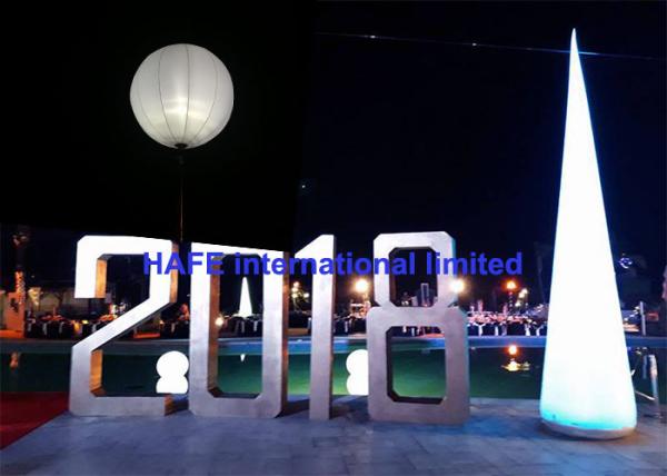 Buy cheap Dual Color White 800W Led Light Up Balloons Warm White Cold White 2 In 1 from wholesalers
