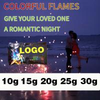 Buy cheap Colorful Fire Pellets 10 x 10 g Magical Flame Natural Wood Flavor Fire Magic product