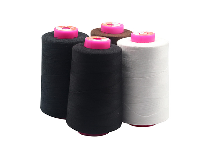 Red Industrial Sewing Thread , Polyester Sewing Thread 40/2 For Shirt Jeans