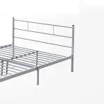 Elegant Simple White Metal Bed Frame Queen Size , 16 Inch Bed Frame Queen Double