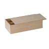 Buy cheap Sliding Top 2 Bottle Wooden Wine Box , Personalized Paulownia Wood Storage Box With Lid from wholesalers