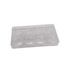 8 Pcs Sweet Paper Box Chocolate Gift Packaging Box With Plastic Clear Inner