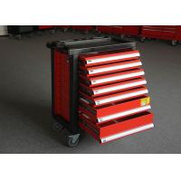 Buy cheap Heavy Duty Red & Black Mechanic Tool Cabinet , Rolling Tool Cabinet Rust product