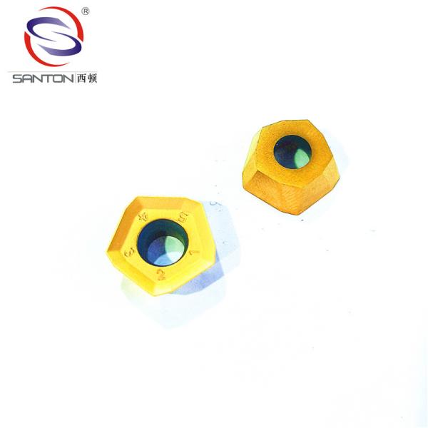 Buy cheap K40 High Feed Milling Inserts For High Manganese Steel 91 HRA Lathe Carbide Tips from wholesalers