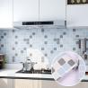 Buy cheap Modern Style Peel and Stick Kitchen Backsplash Wallpaper Fireproof PVC Vinyl Wall Tile Stickers from wholesalers