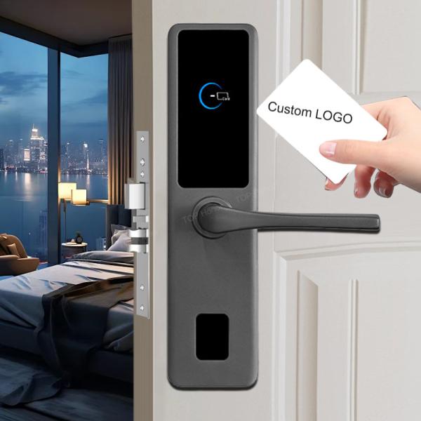 Buy cheap Room Home Smart Door Lock Indoor Wooden Door Home Card Electronic Lock Hotel Door Lock System Supplier from wholesalers