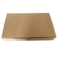 Buy cheap Customized Garment Packaging Boxes One Piece Brown Kraft Paper Packing Box product