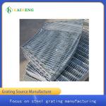 Buy cheap ANSI NAAMM Safety Galvanised Steel Walkway Grating Fan Shaped from wholesalers