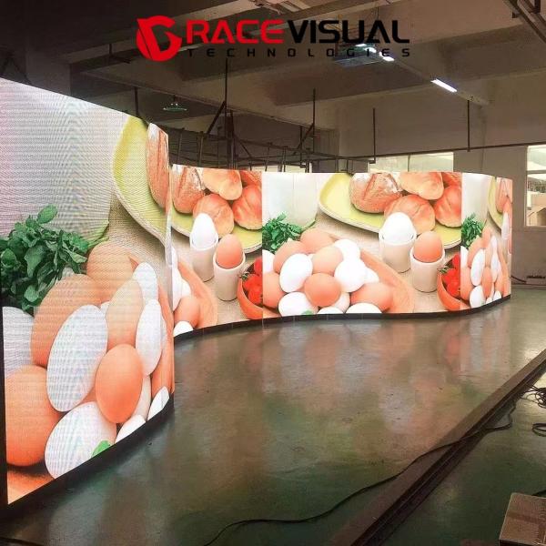 Creative Design Flexibility Special-Shaped Indoor Advertising LED Display for