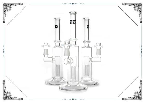 Buy cheap Straight Tube Grace Glass Water Pipes With 6 Tree Arms Percolator Smoking Bongs from wholesalers
