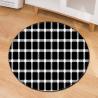 Buy cheap 3D Geometric Pattern Round Chair Mat Living Room Sofa Floor Carpet from wholesalers