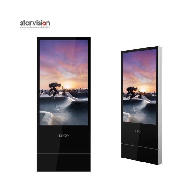Buy cheap 75 Inch Advertising Digital Signage Totem Free Standing Aluminum Profile For Airport from wholesalers