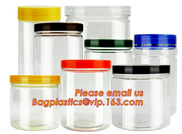 Buy cheap gift packaging clear plastic large round storage box, Food grade clear plastic round PVC tube metal lid box from wholesalers