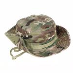 OEM Cotton 6 Color Desert Camo Boonie Hat Flat Embroidery Logo