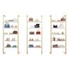 Buy cheap Glass Retail Shoe Rack Display Cabinet Wall Mount Shelves Collectibles Gloss Black from wholesalers