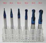 Tungsten Carbide 2/4 Flutes Ball Nose End Mill With Nano Coating