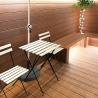 Buy cheap Manufacturer wood color Aluminum Alloy Floor Coated with TPE for your yard balcony park from wholesalers