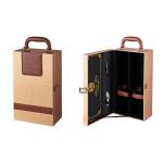 Gift Leather Wine Box With Accessories And Wine Sets 750ml Wine Bottle