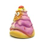 Funny Cake Shape Latex Pet Toys / Colorful Latex Squeaky Dog Toy PT-L004