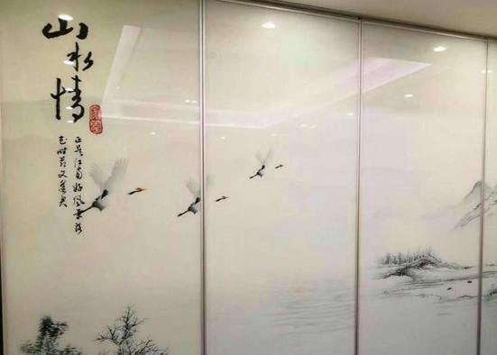 Buy cheap Exquisite Appearance Digital Printing On Glass Size Custom For Home Decoration from wholesalers