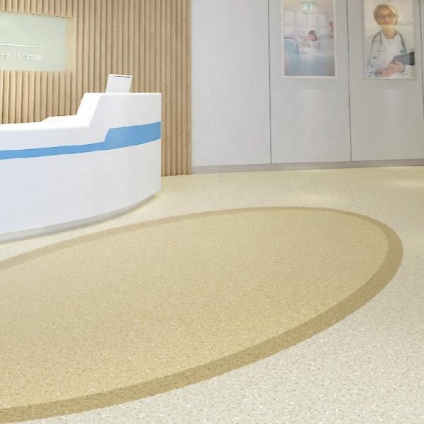 Buy cheap Waterproof Fireproof Homogeneous Flooring Sparkle Glitter Sheet Vinyl Flooring Hospital from wholesalers