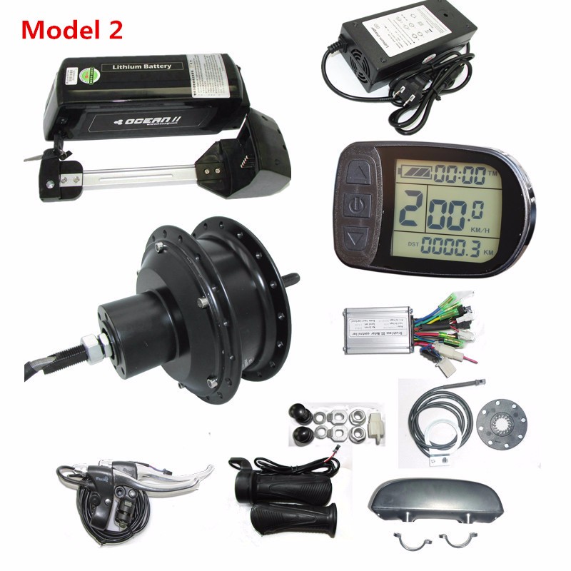 36V Electric Bicycle Parts 250W 350W Fat Tire Ebike Kit For 20 - 26 Inch Rim