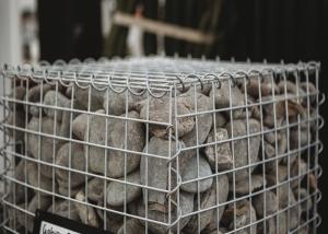 Wholesale Pvc Coating Zinc Wire Welded Mesh Gabions For Inner House Yard Decoration from china suppliers